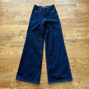 Judy Blue Dark Indigo Flare Jeans Retro High Rise 5/27